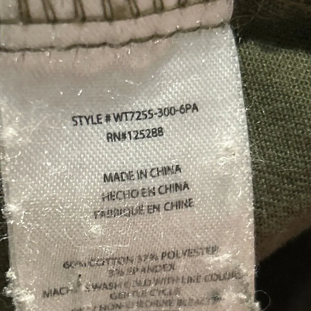 Jason Wu Skirt Womens XS Green Cotton Front Slit Maxi Cargo Pockets Classic